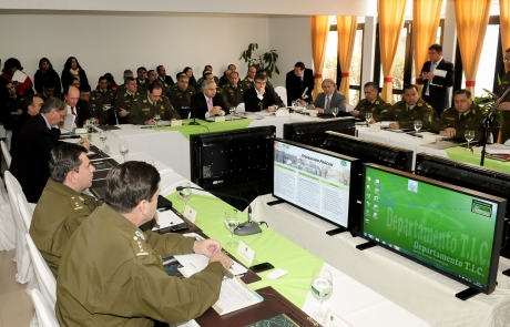 Reunión STAD evalúa delitos en la Zona Metropolitana Este y Ministro Chadwick destacó los operativos policiales de Carabineros