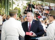 Mandatario y ministro Chadwick asisten a graduación de Carabineros de Chile