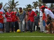 Estadio Municipal de Isla de Pascua fue inaugurado por astro internacional de Fútbol Pelé