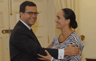 Ministro del Interior presentó a nueva directora del CONACE