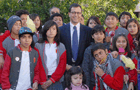 Ministro del Interior recorrió La Moneda junto a cientos de visitantes en el día del patrimonio cultural
